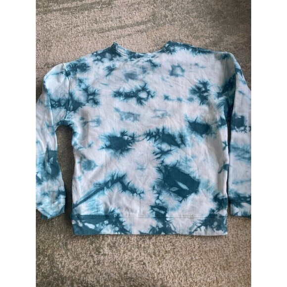 Bucee's Sweatshirt Blue Tie Dye Bucees Sweater Sweatshirt Size Small - Picture 2 of 6